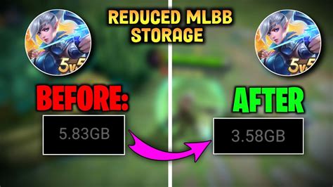 ml total storage|Updated! How to Reduce Storage in Mobile Legends using this.